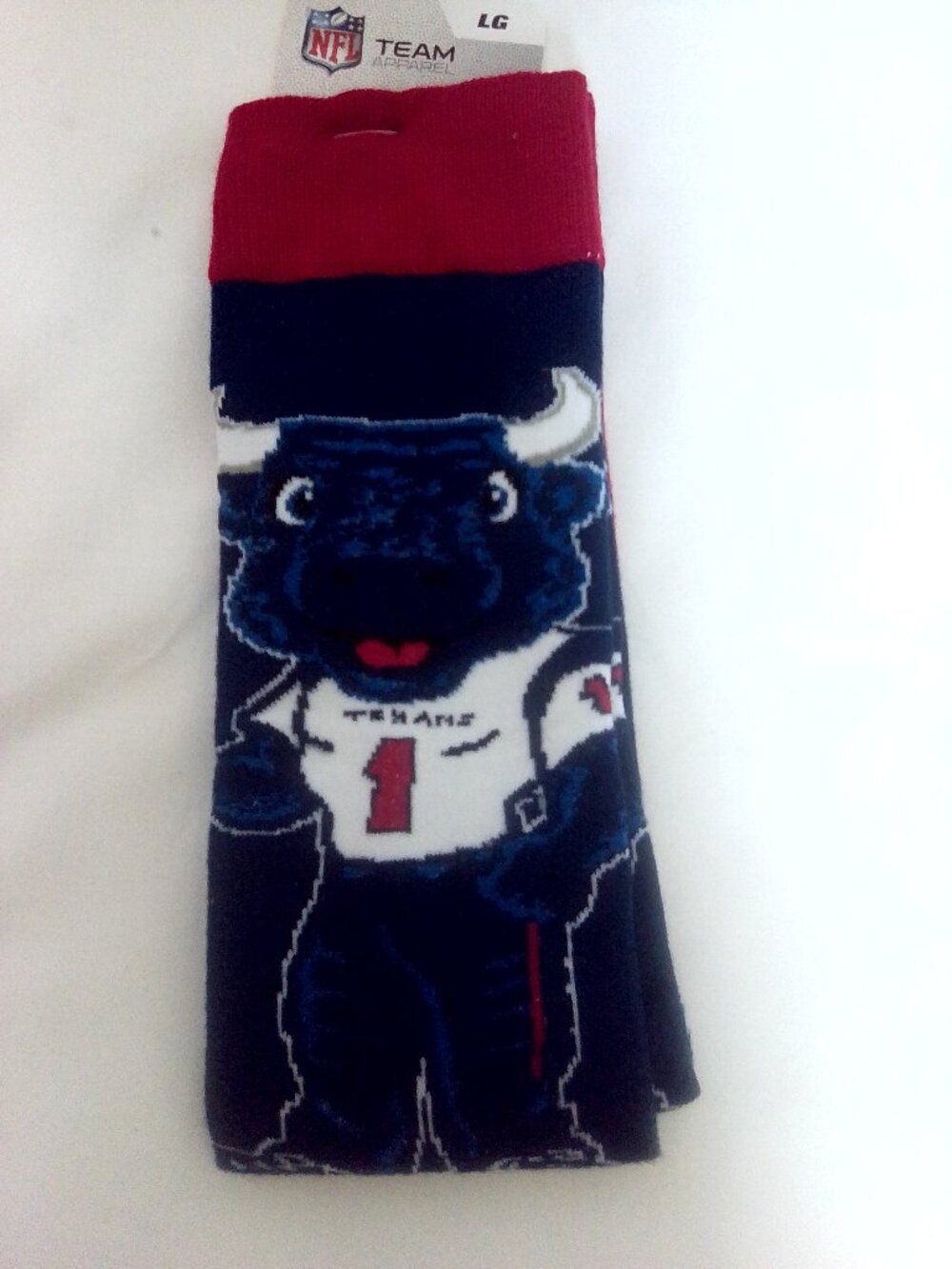 NFL Houston Texans "We Are Texans" socks Large NWT